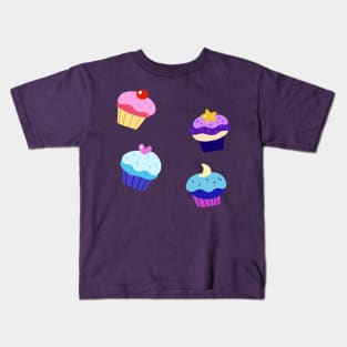 Four Cute Cupcakes Kids T-Shirt